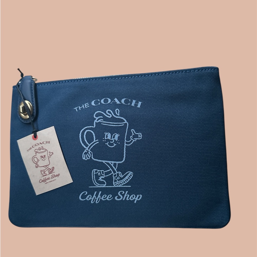 Coach Coffee Shop Blue